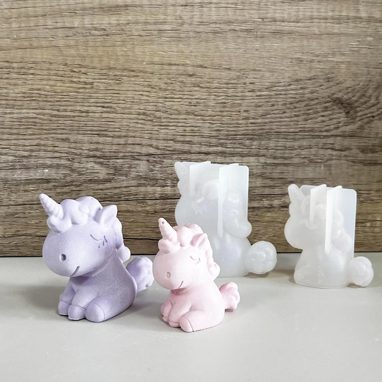 Soap Making Guide For Beginners - 3D 幾何学的なシリコーンユニコーン猫鹿クマ型ソープキャンドルメイク粘土石膏樹脂クラフトモールドケーキ装飾ベーキングツール