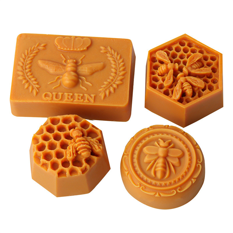 Soap Making Guide For Beginners - 3D フライングビーハニカムキャンドルモールドシリコーン手芸 DIY 幾何学柱六角蜂の巣石鹸金型キャンドル作り用