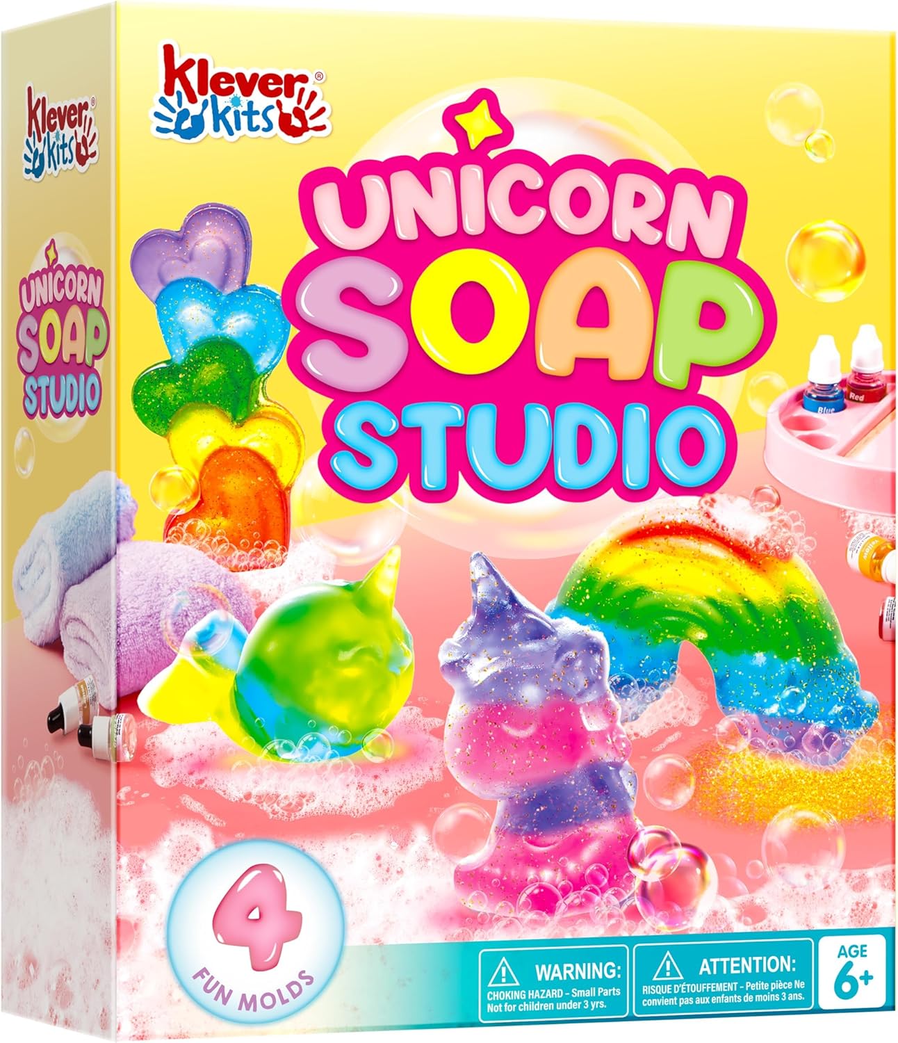 Soap Making Guide For Beginners - JOYFY ユニコーン石鹸作りキット 女の子向け工作 DIYプロジェクト 子供の誕生日 クリスマスプレゼント