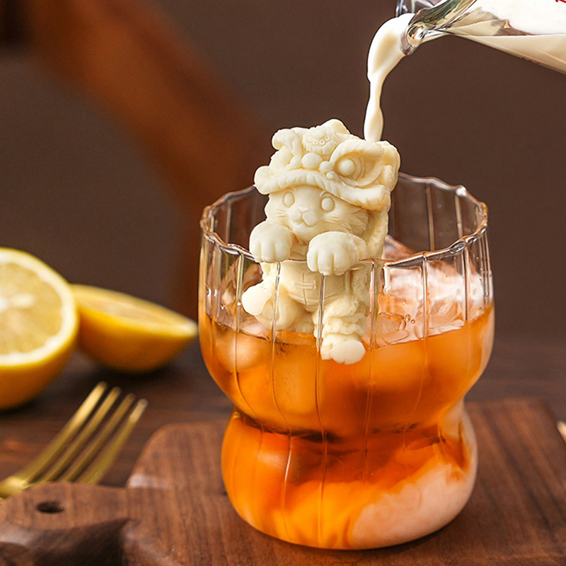 吊り下げ式シリコンモールド 可愛いライオン/クマ型製氷器 食 - Soap Making Jug のレビューと価格