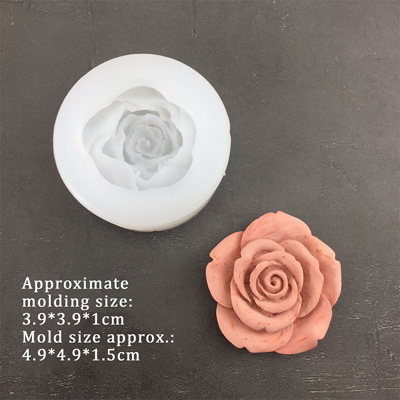 バラの形をした3Dシリコン型,葉,フォンダン,チョコレート型 - Soap Making Organic のレビューと価格