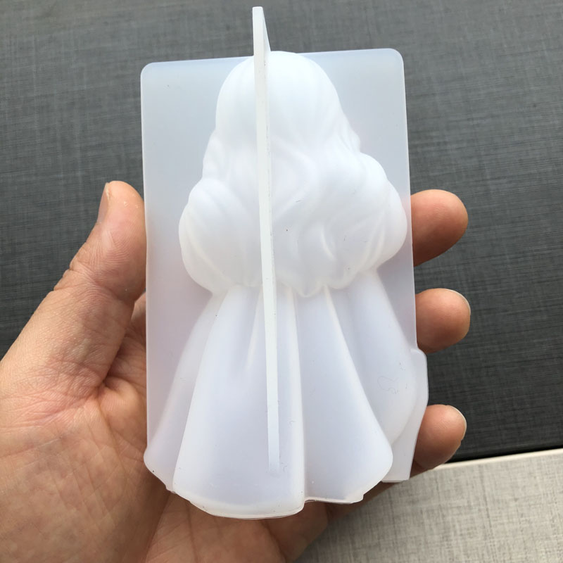 3D かわいいプリンセスシリコーンキャンドルモールド天使の女 - Soap Making Supplies のレビューと価格
