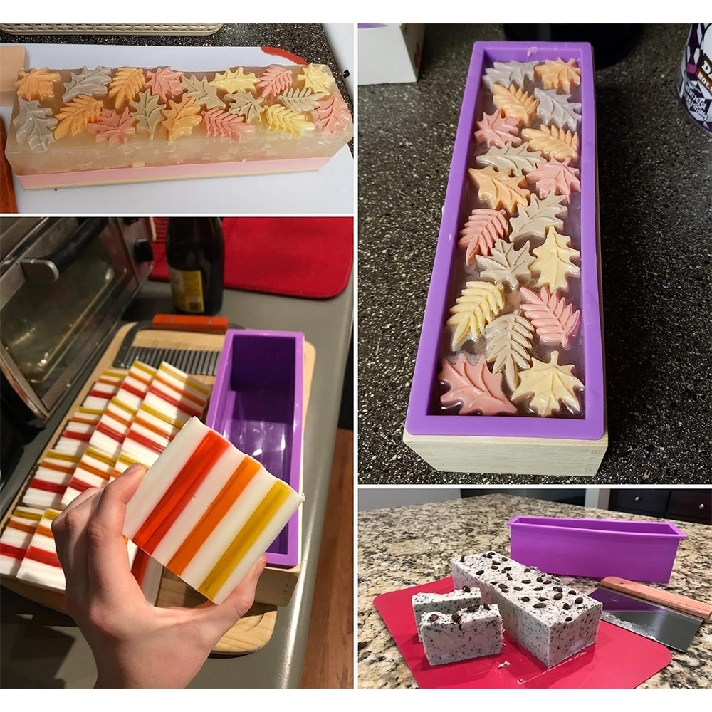 DIY 手作り石鹸作りキット 竹製カッティングボックスとシリ - Soap Making Guide For Beginners のレビューと価格