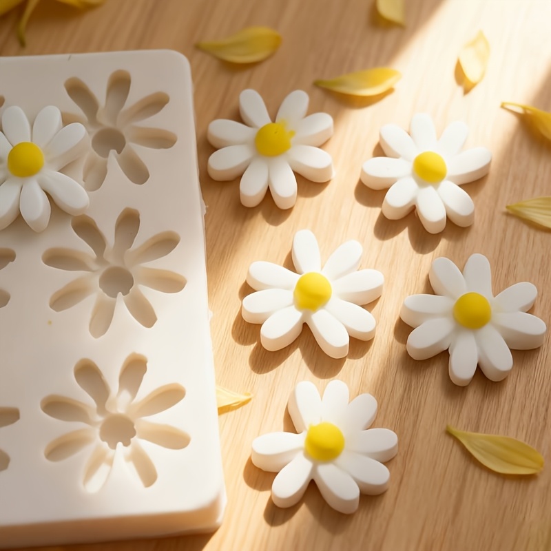1pc 3D デイジーひまわりシリコンモールド石鹸キャンドル - Soap Making Supplies のレビューと価格