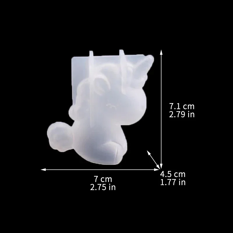 3D 幾何学的なシリコーンユニコーン猫鹿クマ型ソープキャンド - Soap Making Guide For Beginners のレビューと価格