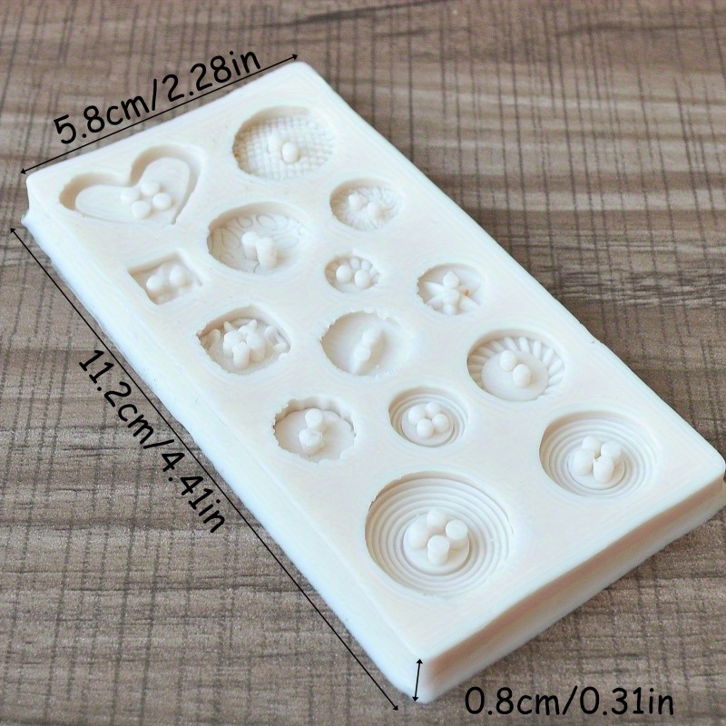 ボタン型シリコンモールド シリコンモールド 石鹸やキャンドル - Soap Making Handmade のレビューと価格
