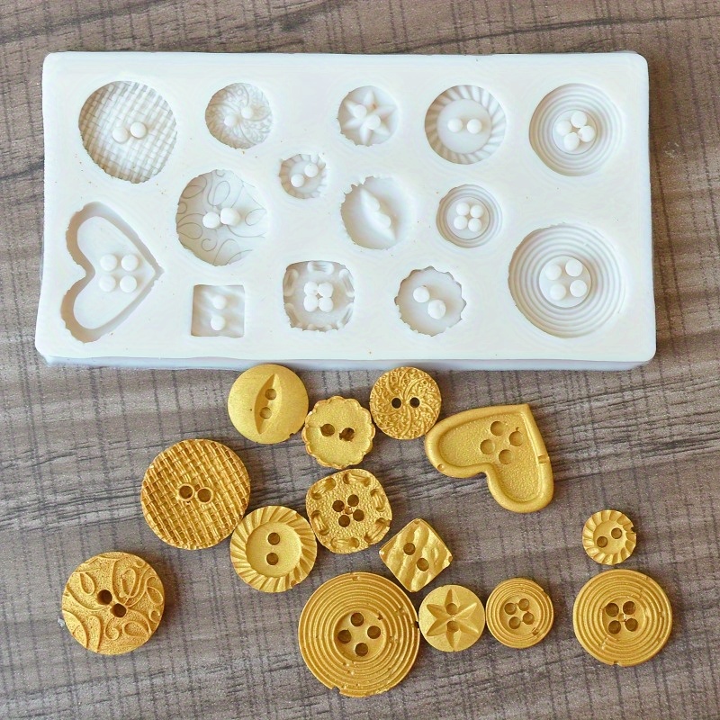 ボタン型シリコンモールド シリコンモールド 石鹸やキャンドル - Soap Making Handmade のレビューと価格