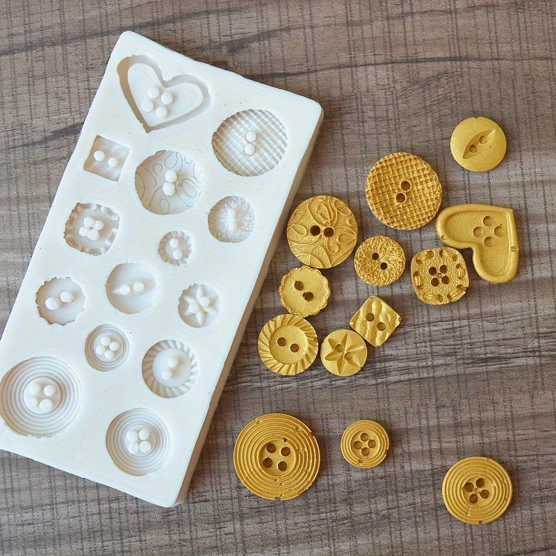 ボタン型シリコンモールド シリコンモールド 石鹸やキャンドル - Soap Making Handmade のレビューと価格