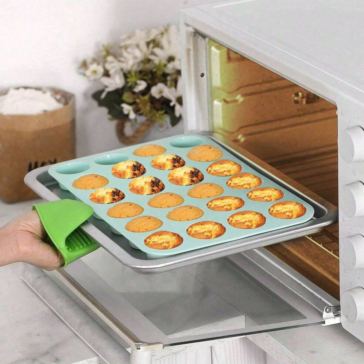 24 穴ケーキ型シリコーン石鹸クッキーカップケーキ耐熱皿パン - Soap Making Jug のレビューと価格