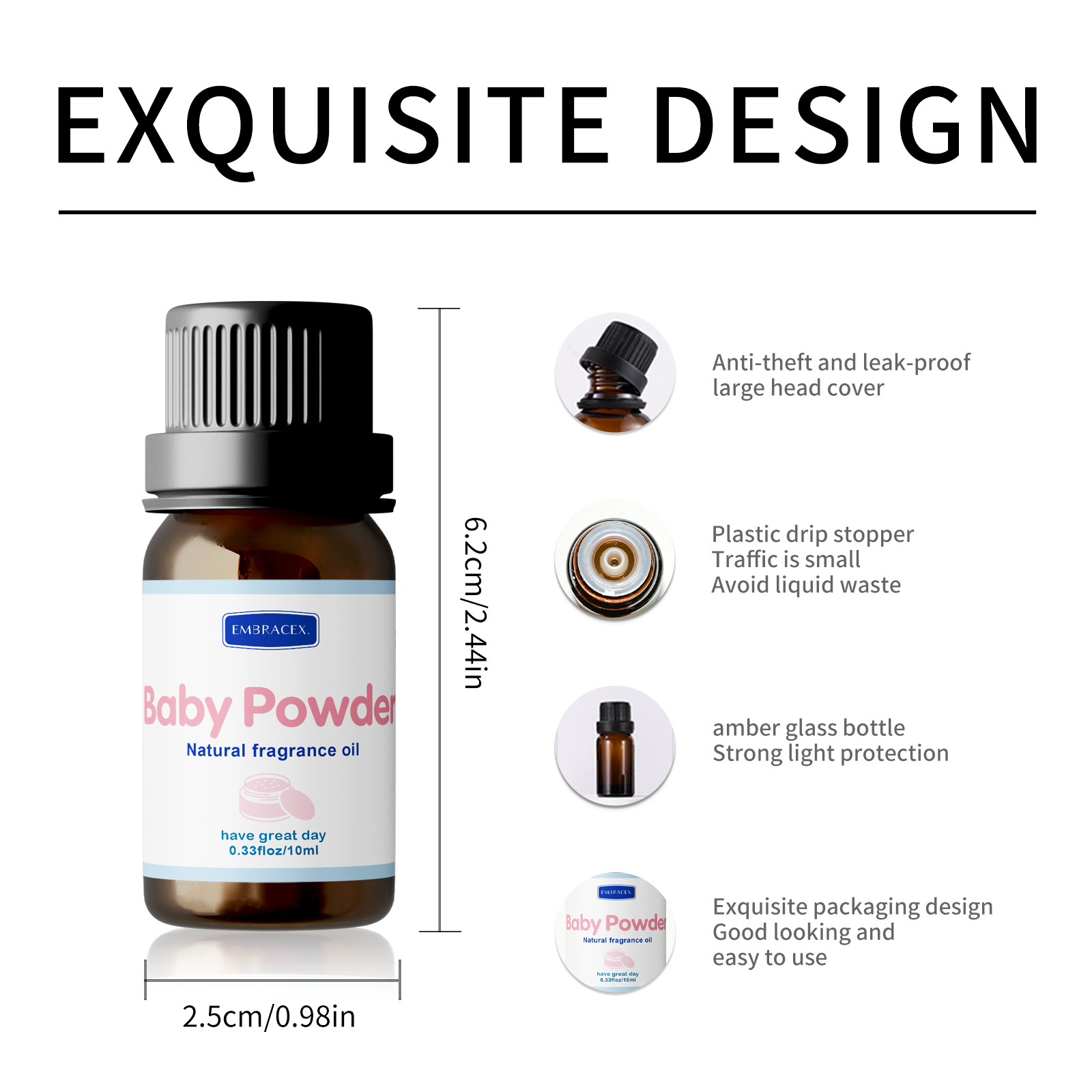 10ml ベビーパウダーフレグランスオイル 長持ちする温かい - Soap Making Friends のレビューと価格