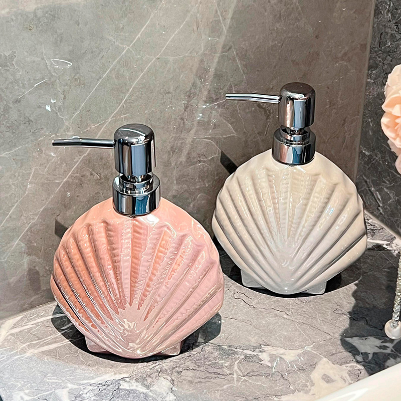 セラミックプレス分離ボトルシェル型液体石鹸ディスペンサー手指 - Soap Making Jug のレビューと価格