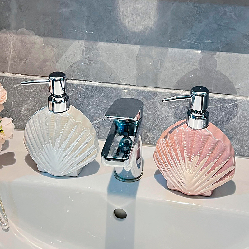 セラミックプレス分離ボトルシェル型液体石鹸ディスペンサー手指 - Soap Making Jug のレビューと価格