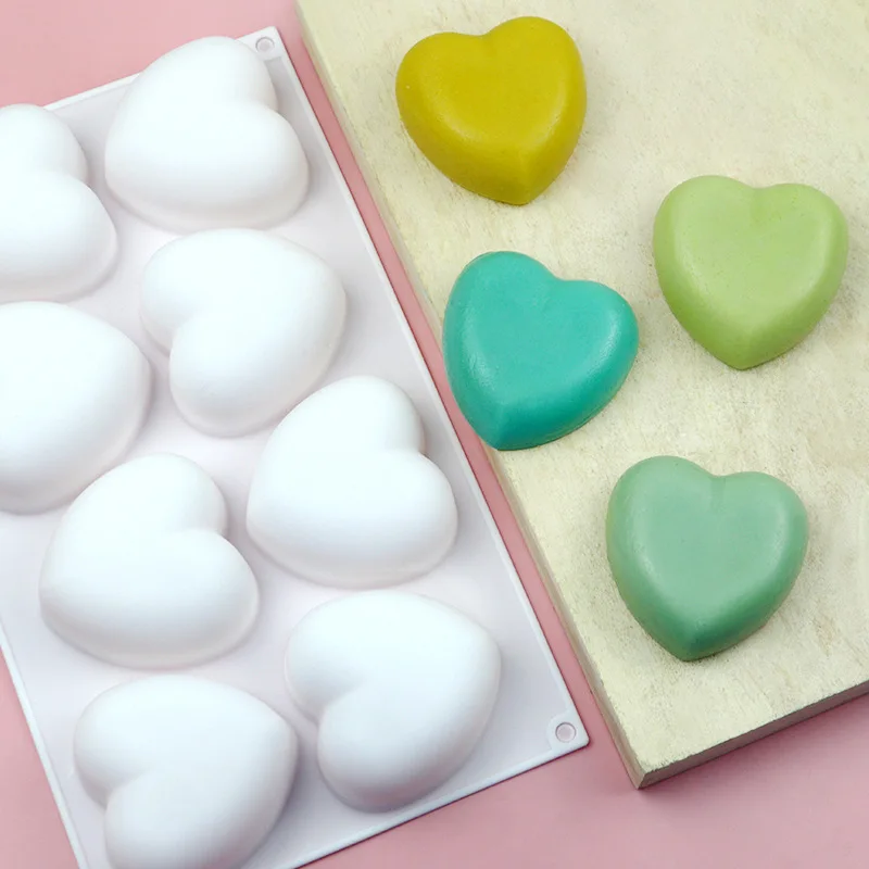 ラブハートシリコーン石鹸型手作りキャンドル作成キット Diy - Soap Making Supplies のレビューと価格