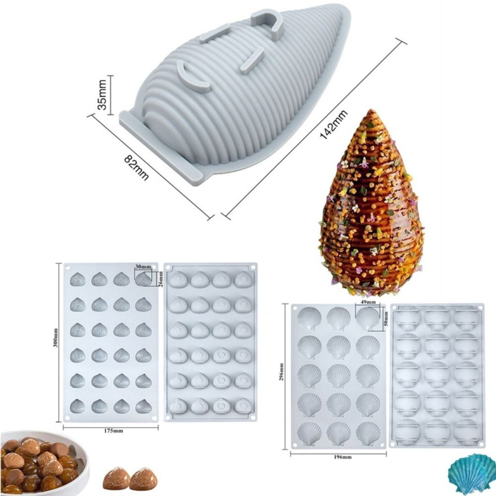シリコーン素材弁当ケーキシリコーン型石膏製造プリン型 3D  - Soap Making Supplies のレビューと価格
