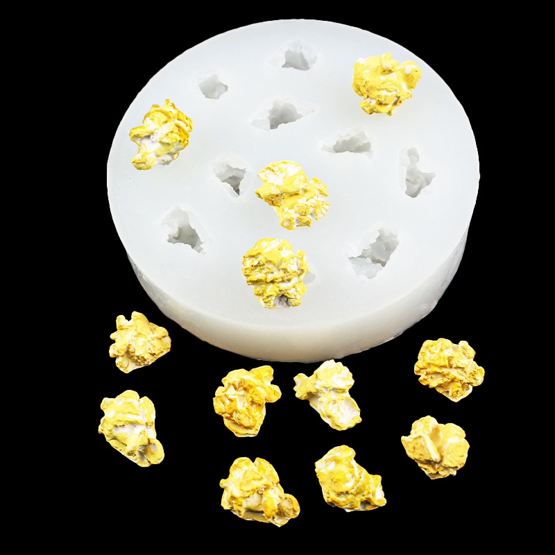 ケーキデコレーション用ポップコーンシリコン型,12穴,フォン - Soap Making Jelly のレビューと価格