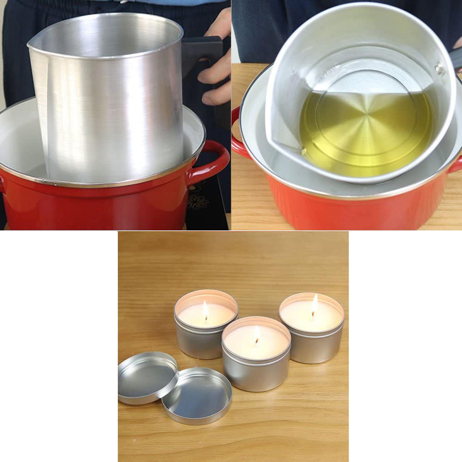 メルティングポアリングポット ダブルボイラー ロングスプーン - Soap Making Jug のレビューと価格