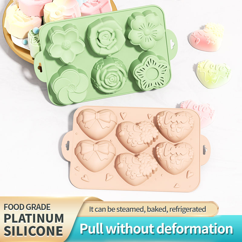 シリコン石鹸型、さまざまな形のハートフラワーモールド、石鹸作 - Soap Making Jelly のレビューと価格