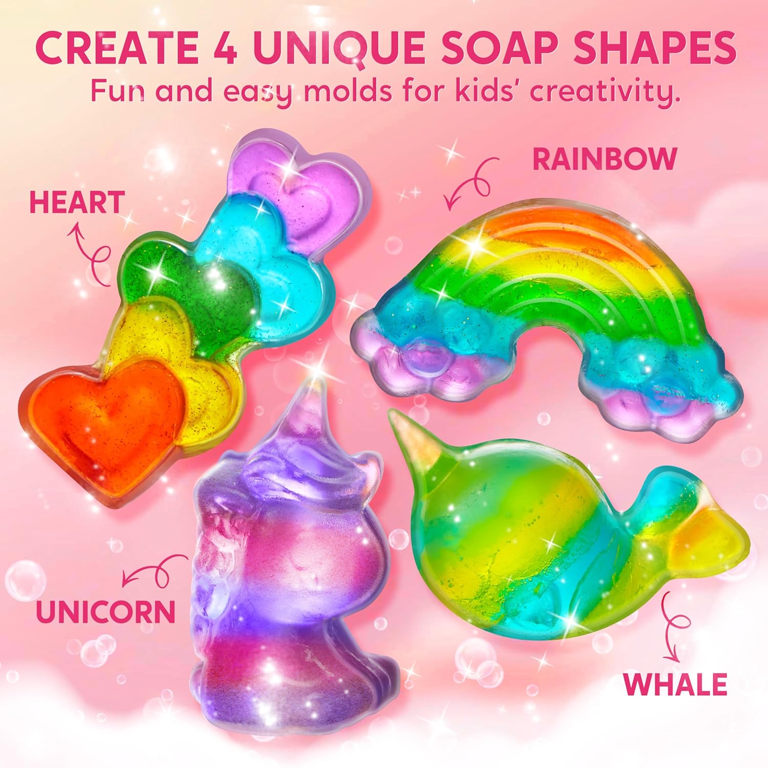 JOYFY ユニコーン石鹸作りキット 女の子向け工作 DIY - Soap Making Guide For Beginners のレビューと価格