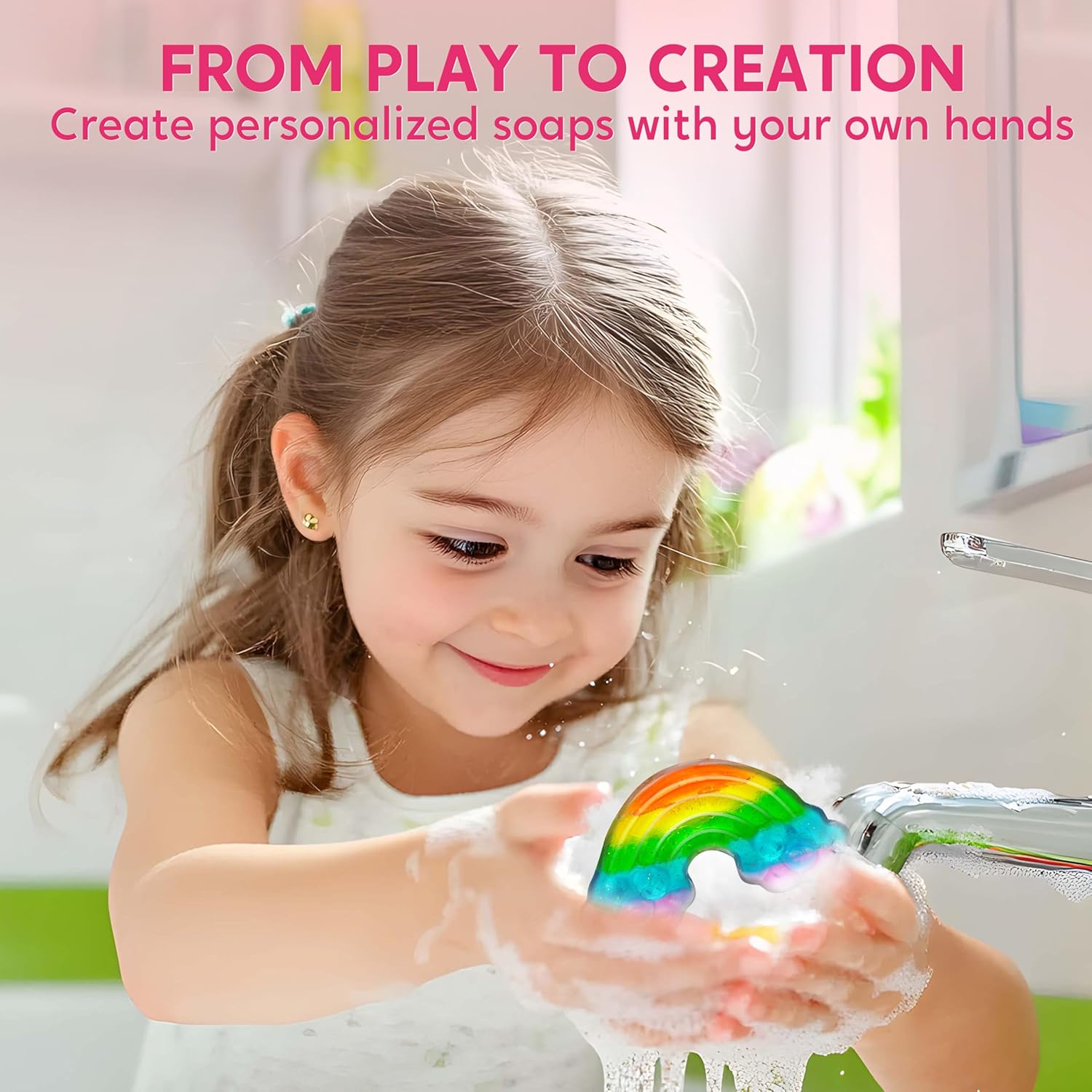 JOYFY ユニコーン石鹸作りキット 女の子向け工作 DIY - Soap Making Guide For Beginners のレビューと価格