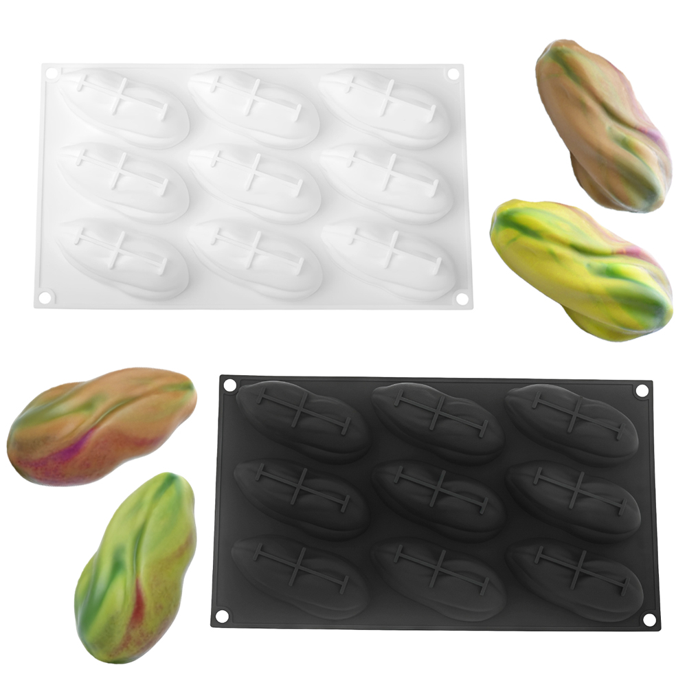 ピスタチオデザイン 1、4、9セルシリコンチョコレート型 食 - Soap Making Organic のレビューと価格
