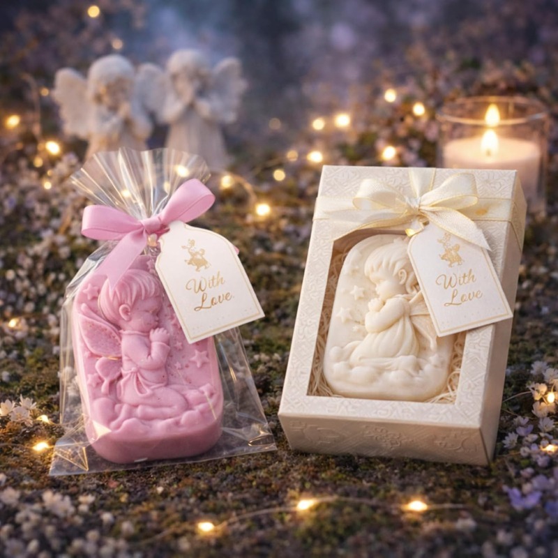 天使のシリコンモールド、石鹸作り用品、祈る妖精の赤ちゃんデザ - Soap Making Guide For Beginners のレビューと価格