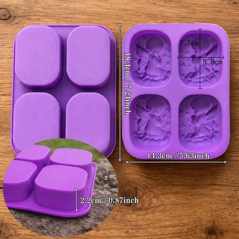 天使のシリコンモールド、石鹸作り用品、祈る妖精の赤ちゃんデザ - Soap Making Guide For Beginners のレビューと価格