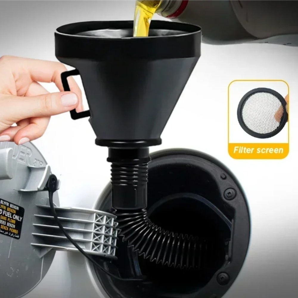 車の給油漏斗取り外し可能なこぼれ防止給油ホース長口漏斗オート - Soap Making Jug のレビューと価格