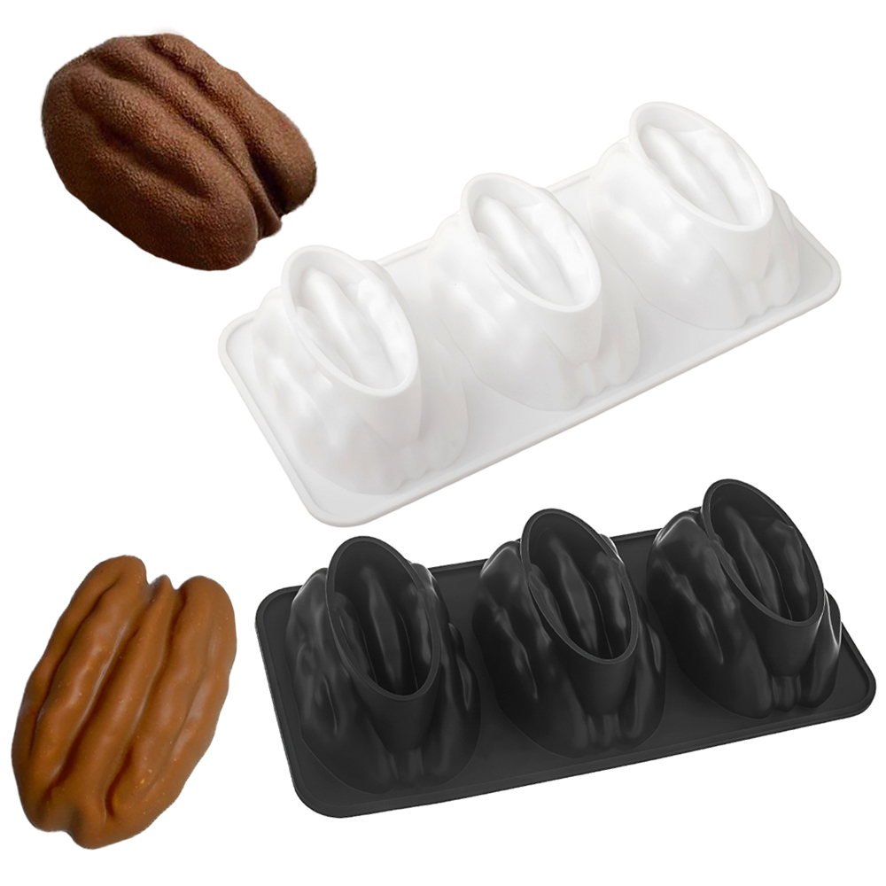 1/3/4/6/12セル ペカンデザイン シリコンケーキ型  - Natural Making Soap のレビューと価格